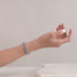 Bracelet à maillons suprême Kismet | Argent | Rose